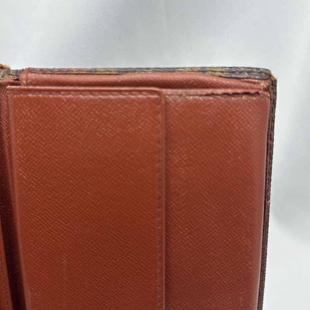 Louis Vuitton Brown Monogram CheckBook/ Long Wallet | Men’s | Pre-Owned | - Picture 6 of 14